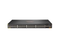 HPE Aruba Networking Aruba 6200F 48G Class4 PoE 4SFP+ 370W Géré L3 Gigabit Ethernet (10/100/1000) Connexion Ethernet, supportant l'alimentation via ce port (PoE) 1U Noir
