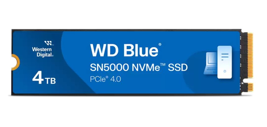 Western Digital WD Blue SN5000 NVMe 4 To M.2 PCI Express 4.0