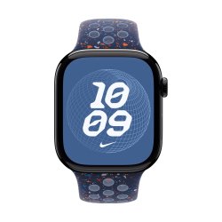 Apple Nike Sport Band Bande Bleu Aluminium, Fluoroélastomère