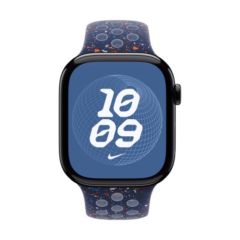 Apple Nike Sport Band Bande Bleu Aluminium, Fluoroélastomère