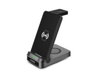 Urban Factory SWC40UF chargeur d'appareils mobiles Universel Noir USB Recharge sans fil Charge rapide Intérieure