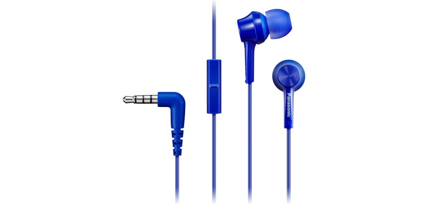 Panasonic RP-TCM115E Headset Wired In-ear Calls/Music Blue