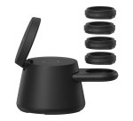 Belkin WIZ052kqBK Smartphone, Casque, Smartwatch Noir USB Recharge sans fil Charge rapide Intérieure