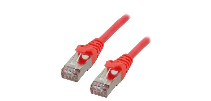 MCL IC5L99A0007SH3R câble de réseau Rouge 3 m Cat7 S/FTP (S-STP) Rond