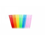 Aiguilles en plastique sodertex 7 x 0,1 cm 32 pieces coloris assortis