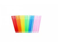 Aiguilles en plastique sodertex 7 x 0,1 cm 32 pieces coloris assortis