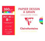 Etival Color pochette 8F A3 160g - Assortiment vif
