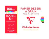 Etival Color pochette 8F A3 160g - Assortiment vif