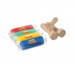 Pate a modeler jovi plastilina baby coffret       coloris assortis 20 pains 38g + 9 tampons bois pour pate a