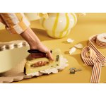 Agrafeuse murale rapid r13 blomster agrafes fil fin n13  poignee ergonomique coloris   jaune