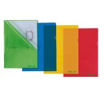 Cartellina a L BioBased - 22 x 30 cm - PE riciclato - liscio pesante - blu - Favorit - conf. 25 pezzi