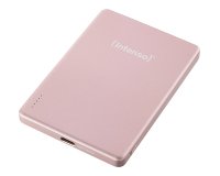 Intenso MW5000 Magnetic Power Bank 5000 mAh – MagSafe Compatible, 15W Wireless Charging, 20W USB-C PD, Slim & Compact – Tested in Germany – Rosé