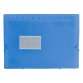 Trieur liderpapel polypropylène a4 210x297mm 700 microns 13 compartiments fermeture élastique translucide coloris bleu