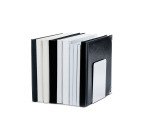 Serre-livres maul aluminium coins arrondis 10x10x13cm     coloris argent
