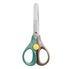 Maped 473120FM stationery/craft scissors Universal Straight cut Brown, Green, Stainless steel