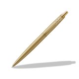 Stylo-bille parker jotter xl monochrome pointe moyenne     encre bleue avec coffret      cadeau coloris or