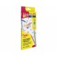 Crayon couleur jovi woodless triangulaire mine resistante  haut pouvoir couvrant inodore couleurs vives etui 12 unites