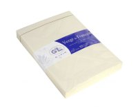 25 enveloppes 162x229mm Vergé de France doublées gommées - Ivoire