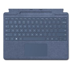 Microsoft Surface Pro QWERTY Inglés Microsoft Cover port Azul oscuro