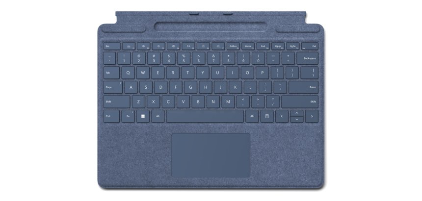 Microsoft Surface Pro QWERTY Inglés Microsoft Cover port Azul oscuro
