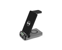 Urban Factory SWC40UF chargeur d'appareils mobiles Universel Noir USB Recharge sans fil Charge rapide Intérieure