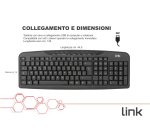 LINK LKTAST05 Tastiera Multimedia USB [Layout Italiano]