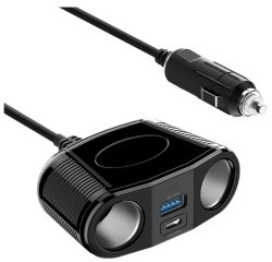 DLH DY-WU5345 chargeur d'appareils mobiles Universel Noir Secteur Auto