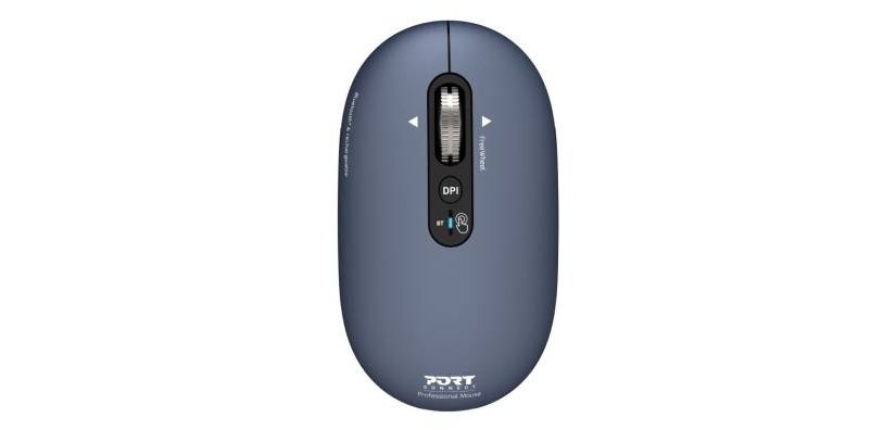 Souris Port Designs sans fil Port Connect Pure Color Bluetooth Bleu encre