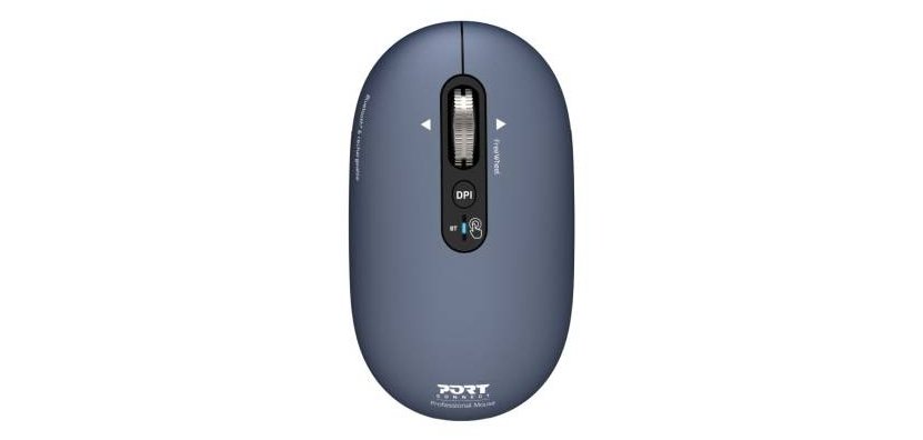 Souris Port Designs sans fil Port Connect Pure Color Bluetooth Bleu encre