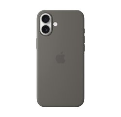 Apple iPhone 16 Plus Silicone Case with MagSafe - Stone Gray