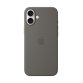 Apple Coque en silicone avec MagSafe pour iPhone 16 Plus - Gris minéral