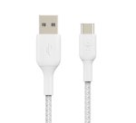 Belkin CAB002BT3MWH câble USB 3 m USB A USB C Blanc