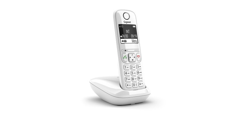 Gigaset AS690 Telefono analogico/DECT Identificatore di chiamata Bianco
