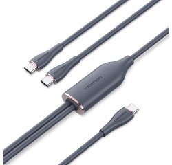 Vention CTMPG cable USB USB 2.0 0,5 m USB C 2 x USB C 0,48 Gbit/s Negro