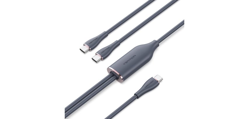 Vention CTMPG cable USB USB 2.0 0,5 m USB C 2 x USB C 0,48 Gbit/s Negro