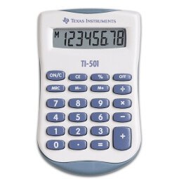 Calculatrice de poche TI-501 - 501/FBL/11E1