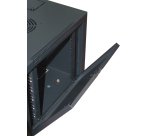 LINK LK1907UN rack cabinet 6U Wall mounted rack Black