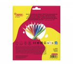 Crayon couleur jovi woodless triangulaire mine resistante  haut pouvoir couvrant inodore couleurs vives etui 24 unites