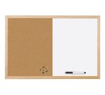 Bi-Office MX04106010 whiteboard 600 x 450 mm Lacquered steel/Cork Magnetic