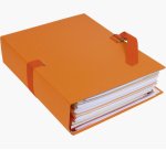 Chemise dos extensible papier - 24x32cm - Orange