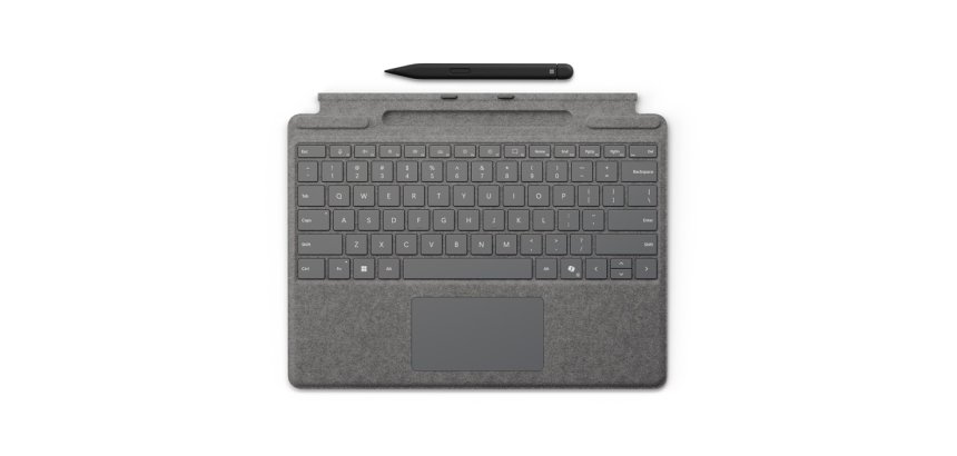 Microsoft Surface Pro Keyboard with Slim Pen AZERTY Belge Microsoft Cover port Platine
