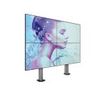 B-Tech BT8372-2X2 152,4 cm (60") Noir, Argent
