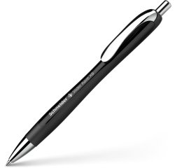 Stylo-bille schneider slider rave xb black edition         viscoglide trait extra large  encre bleue coloris noir