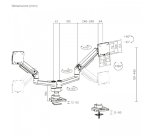 MCL MS3A99ASBA2E3520N support d'écran plat pour bureau 88,9 cm (35") Noir