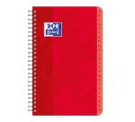 Répertoire Oxford Color Life 9x14cm petits carreaux 5mm 100 pages reliure spirale couverture carte coloris assortis