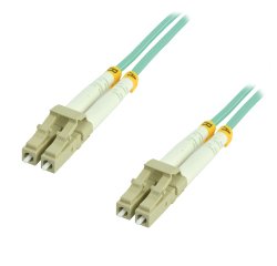 MCL LC/LC, 1m câble InfiniBand et à fibres optiques LC/LC Couleur aqua