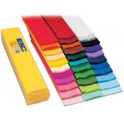 PAPIER CRÉPON, Paquet de 10 feuilles pliées 40% au format 2x0,50m