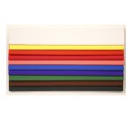 Paquet de 10 feuilles Crépon 30g,crêpé à 40%, 2x0,5m assorties