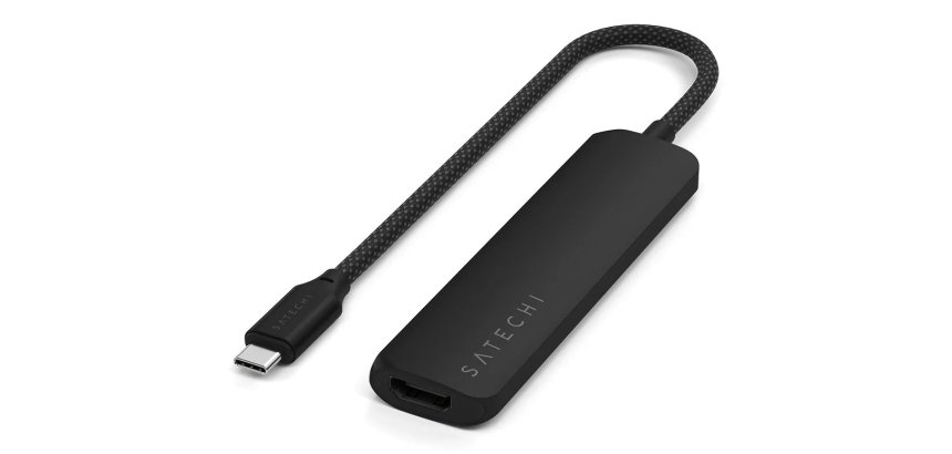 Satechi ST-P4SK hub & concentrateur USB Type-C 10000 Mbit/s Noir