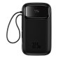 Baseus QPOW 2 DUAL KABLOLU 10.000 MAH 22.5W POWERBANK-SIYAH batería externa Litio 10000 mAh Negro